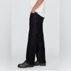 GAP Dark flocked Denim Loose Jeans 34/34